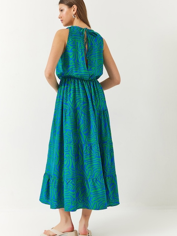 Bianco Lucci Καλοκαιρινό φόρεμα σε μπλε