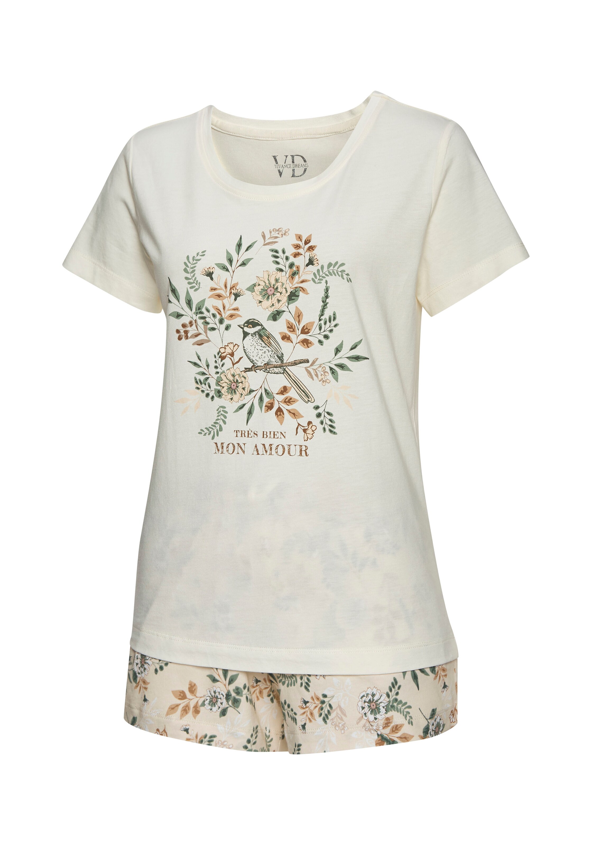 VIVANCEPidžama - bež boja