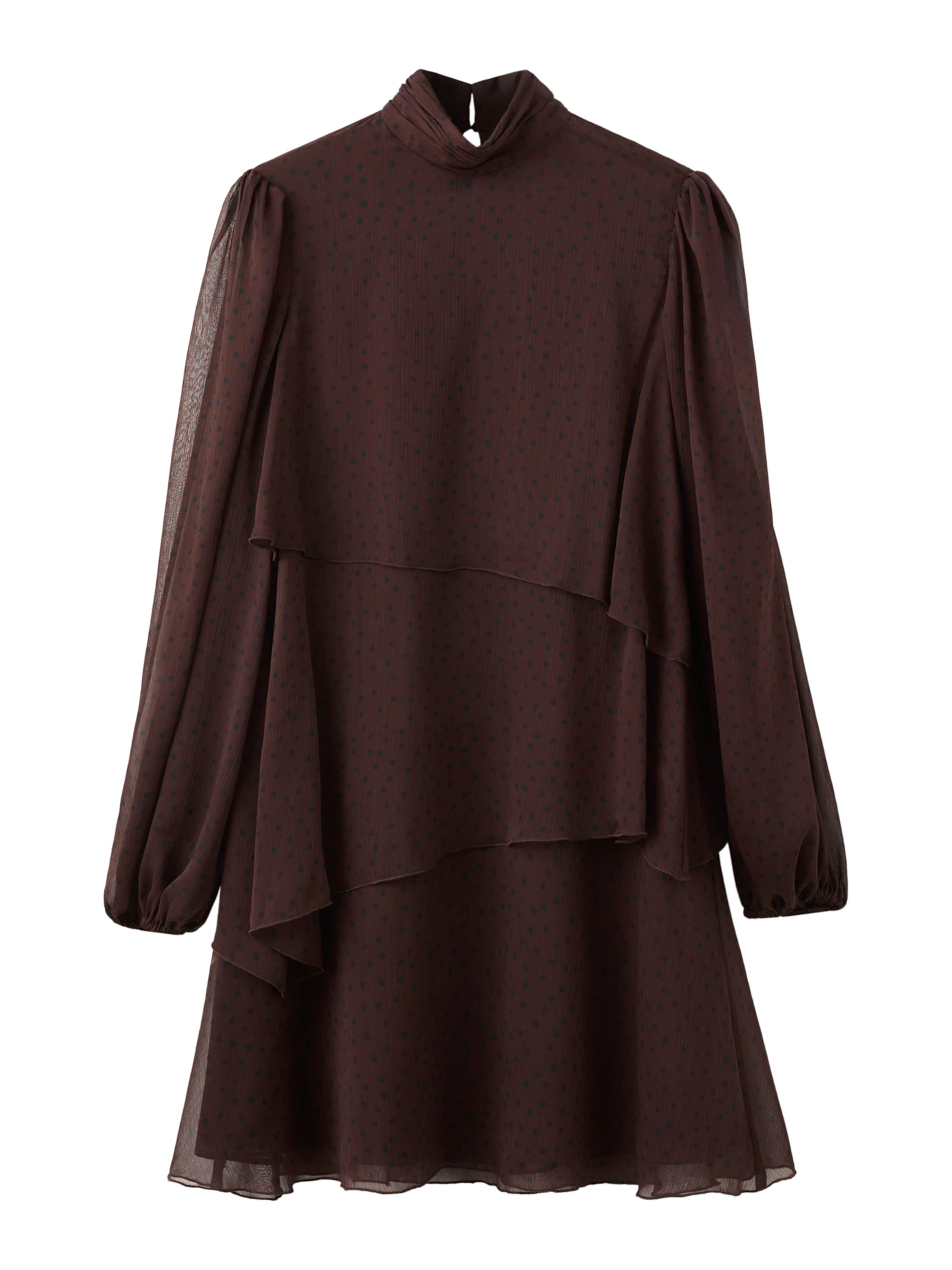 MANGOHaljina 'LURDES' - smeđa boja: prednji dio