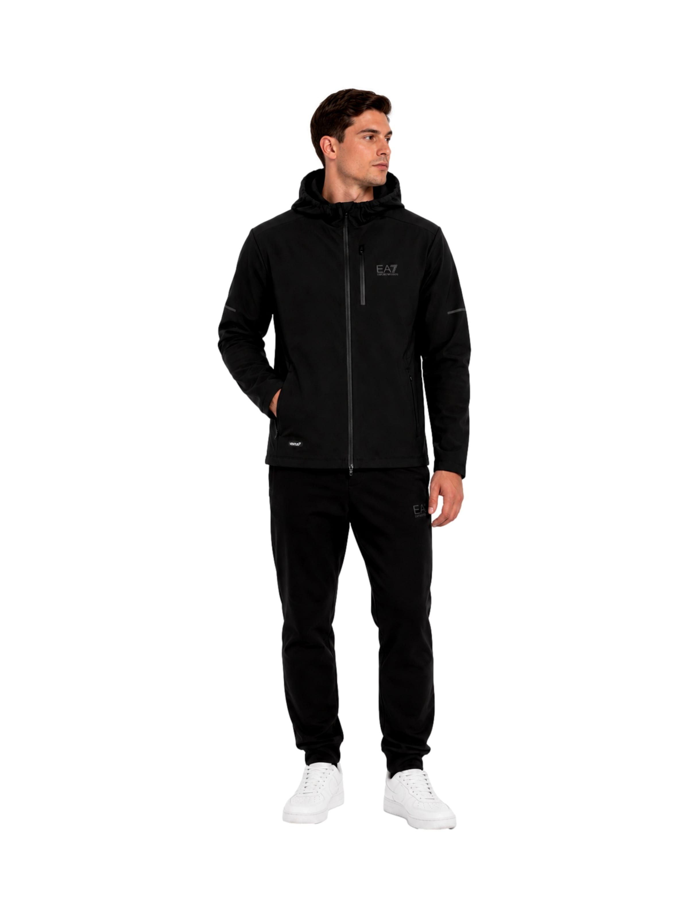 EA7 Emporio Armani Яке за трениране в черно