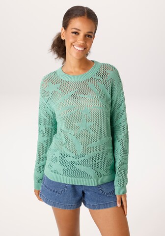 Aniston CASUAL Sweater in Green: front
