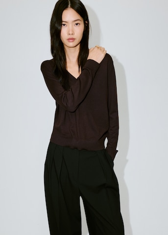 MANGO Sweater 'LUCCAV' in Brown: front