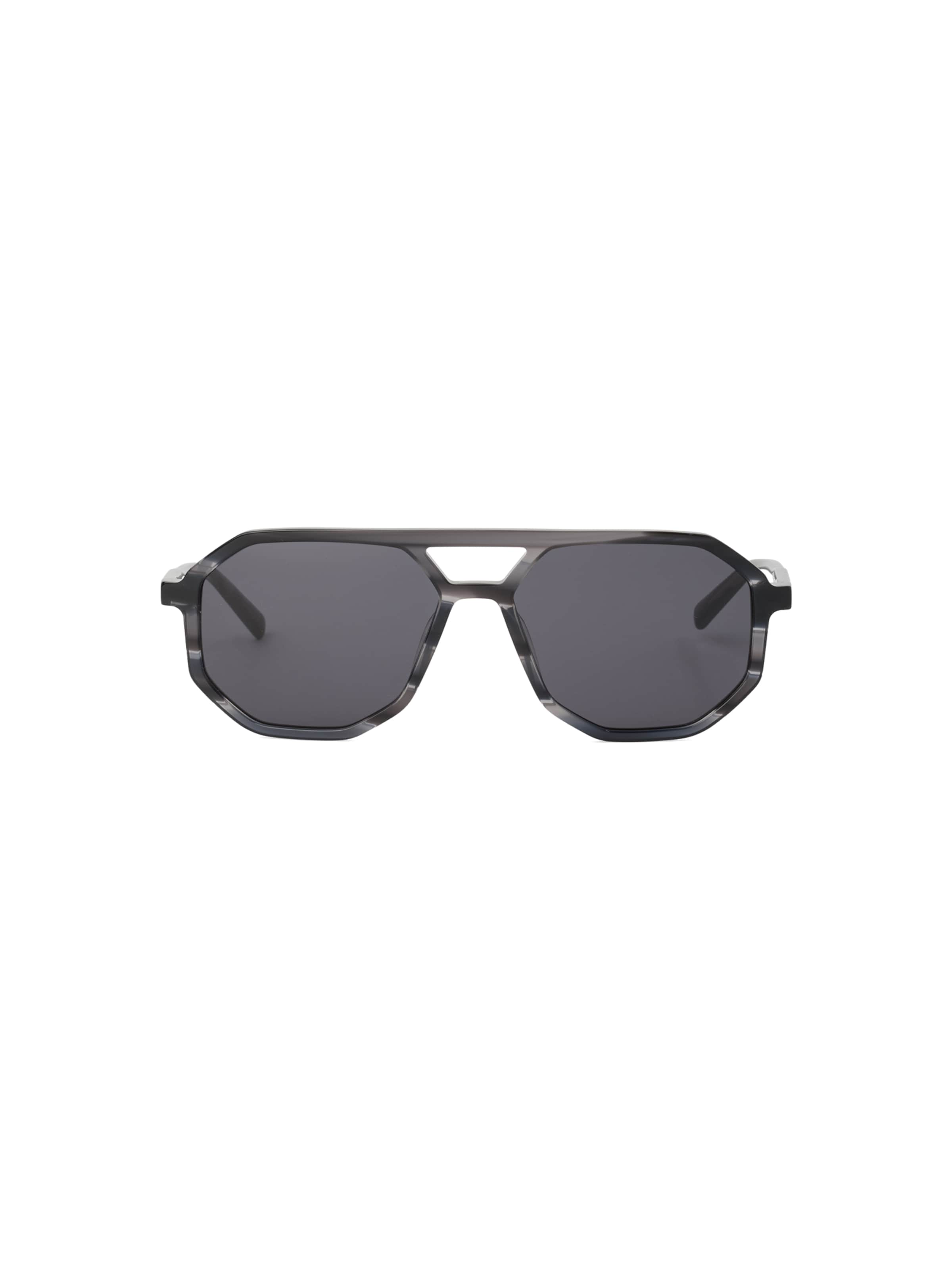 Karl Lagerfeld Lunettes de soleil ' ELONGATED LOGO ' en noir, Vue avec produit