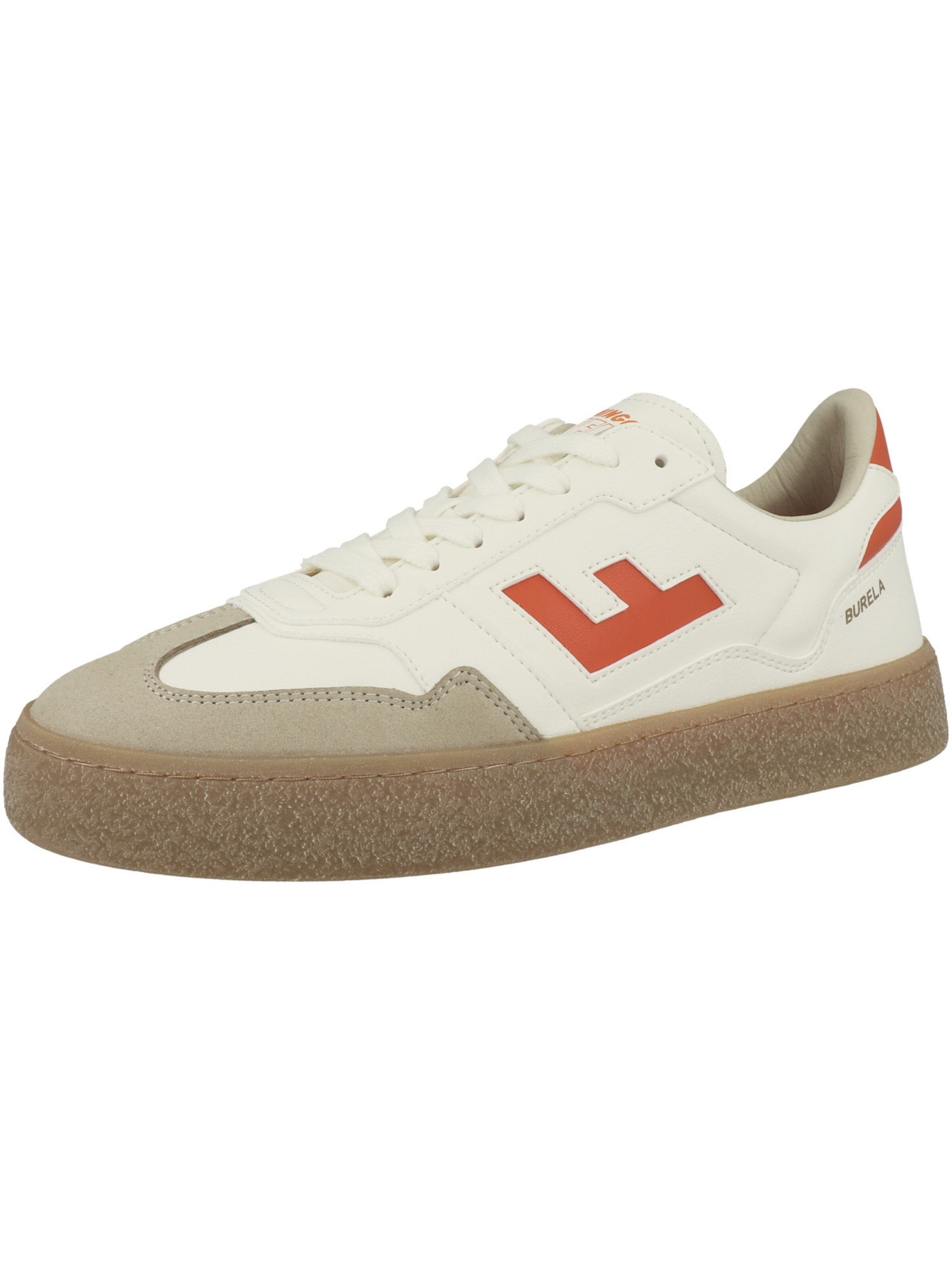 Baskets basses 'Burela' Flamingos Life en beige : devant