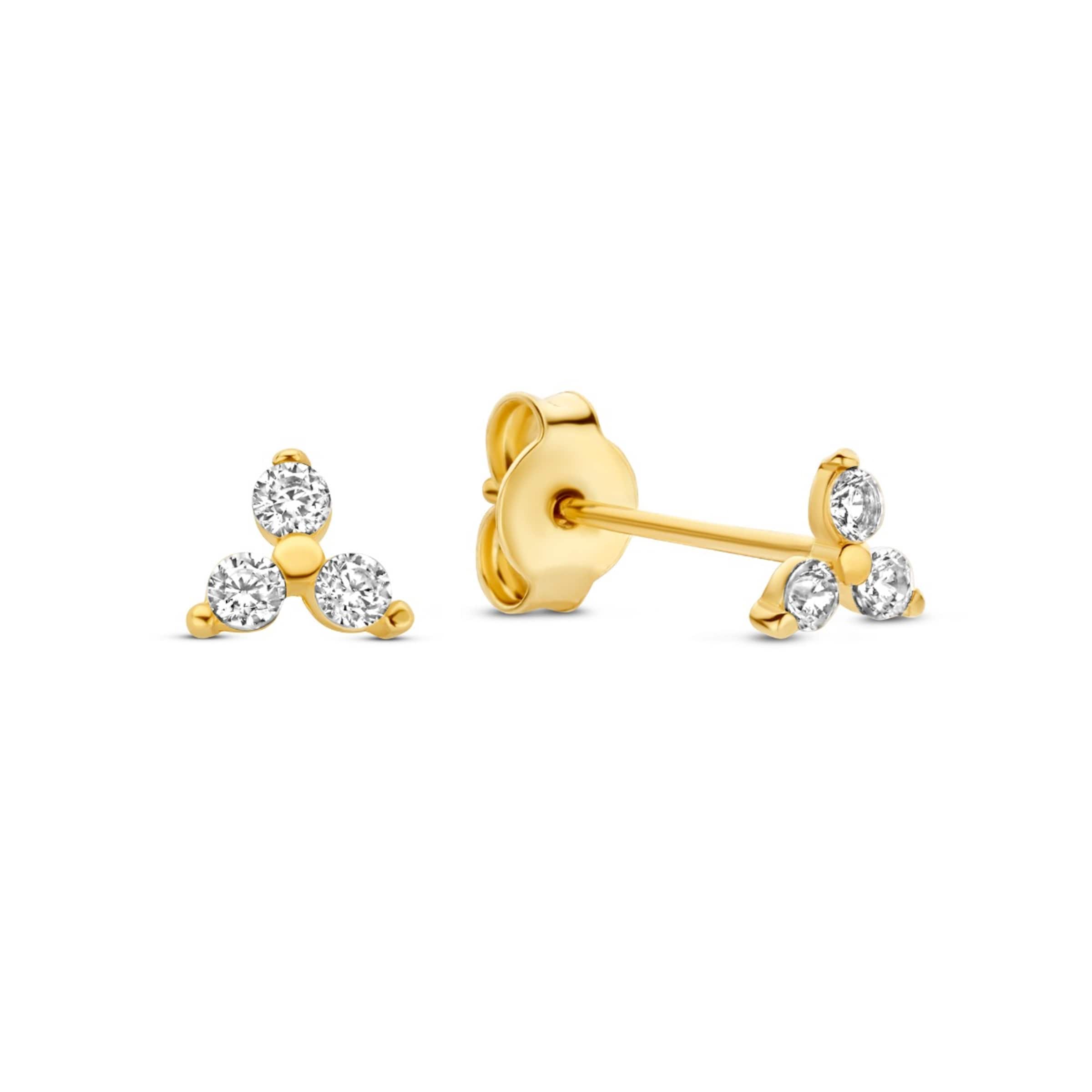 Beloro Jewels Ohrringe in Gold: Vorderseite