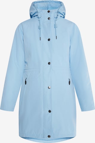 Manteau d’hiver 'Fenia' usha BLUE LABEL en bleu : devant