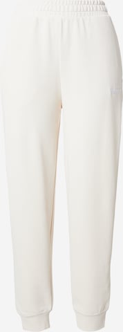 PUMATapered Sportske hlače 'ESS Small No. 1' - bijela boja: prednji dio