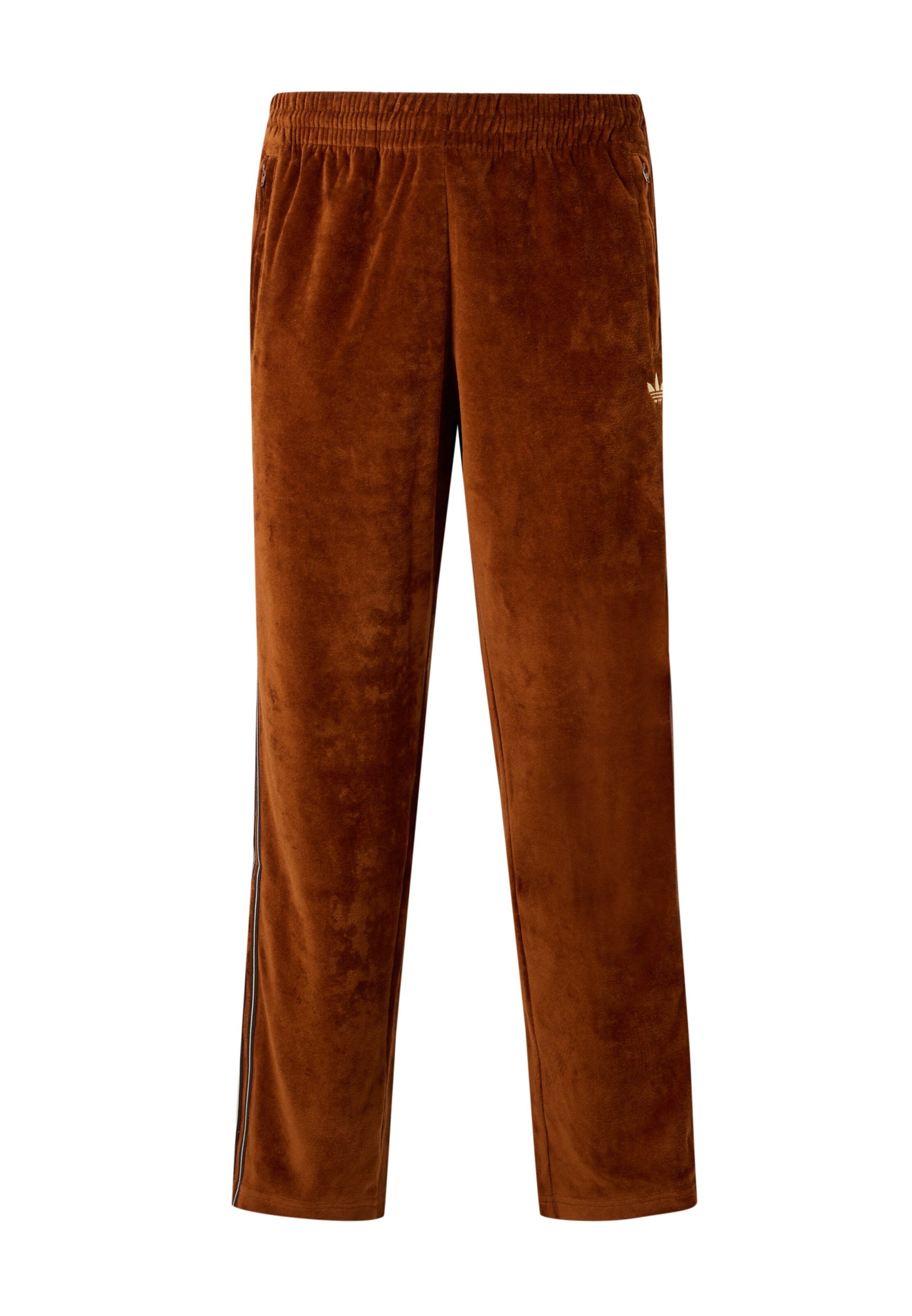 ADIDAS ORIGINALS Wide leg Byxa 'FIREBIRD' i brun: framsida