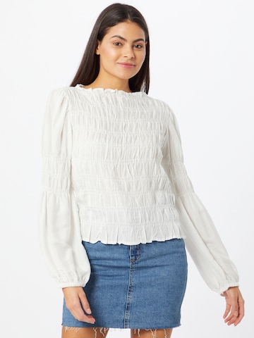 Cream - Blusa 'Henva' en blanco: frente