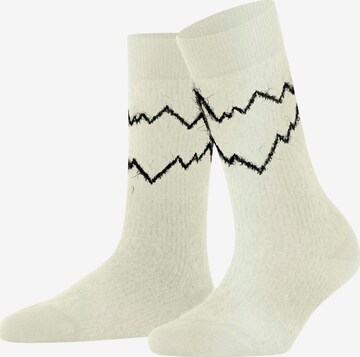 FALKE Socken 'Peak' in Weiß: Vorderseite