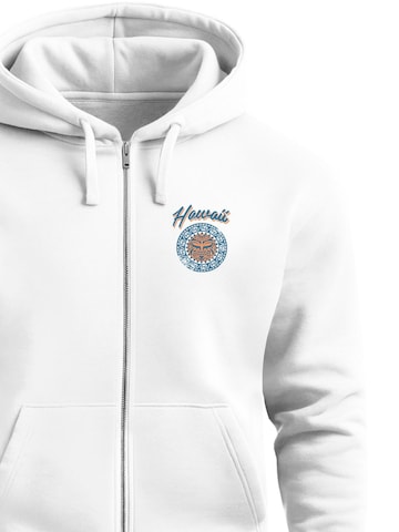 Neverless Zip-Up Hoodie 'Maui' in White