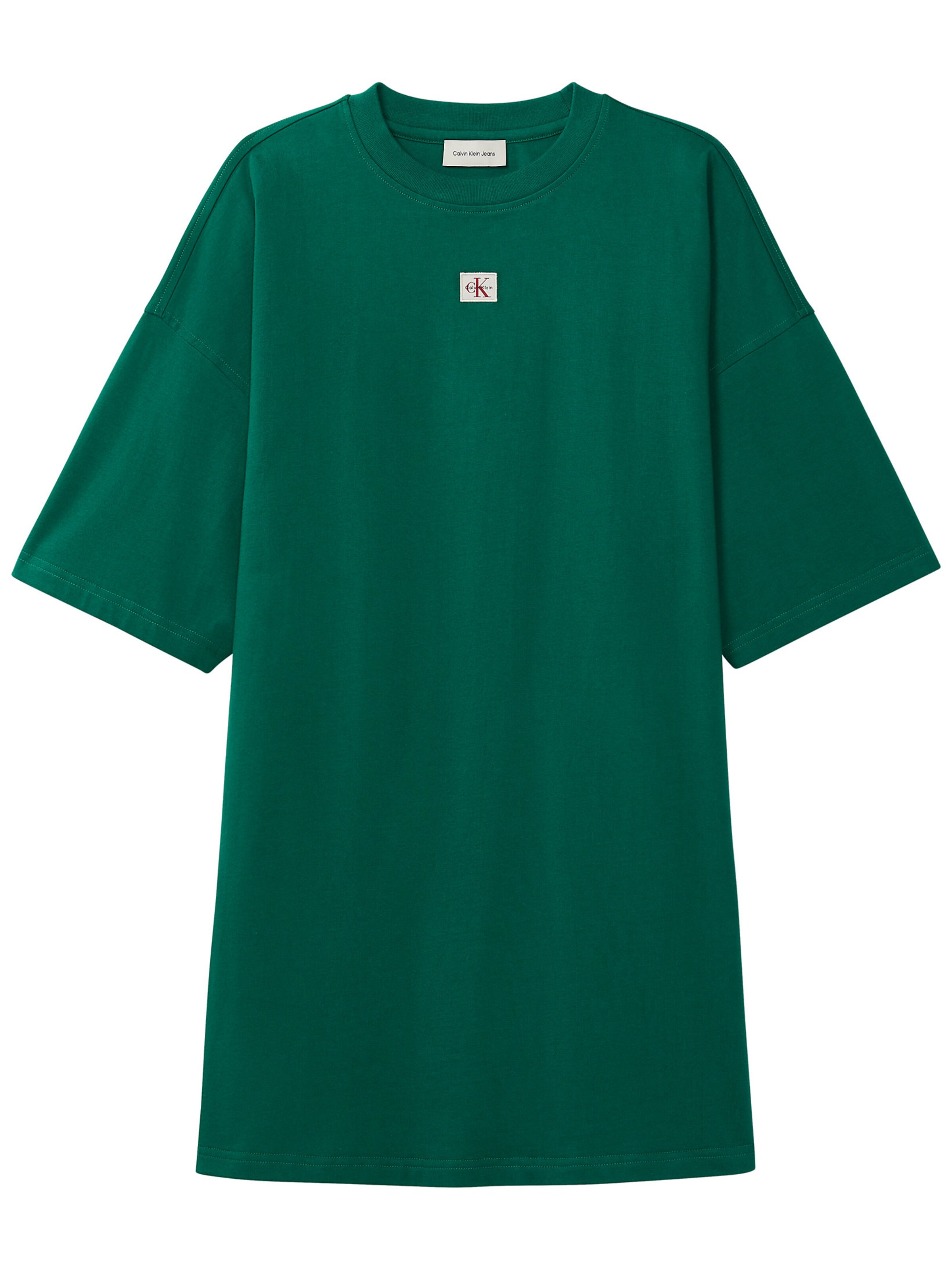 Robe Calvin Klein Jeans en vert : devant