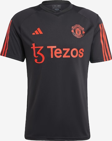 ADIDAS PERFORMANCE Jersey 'Manchester United Tiro 23' in Black: front