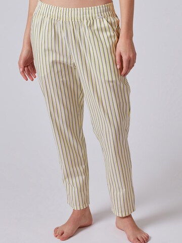 Pantalon de pyjama Skiny en beige : devant