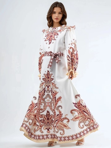 MSN Collection Dress in Brown: front