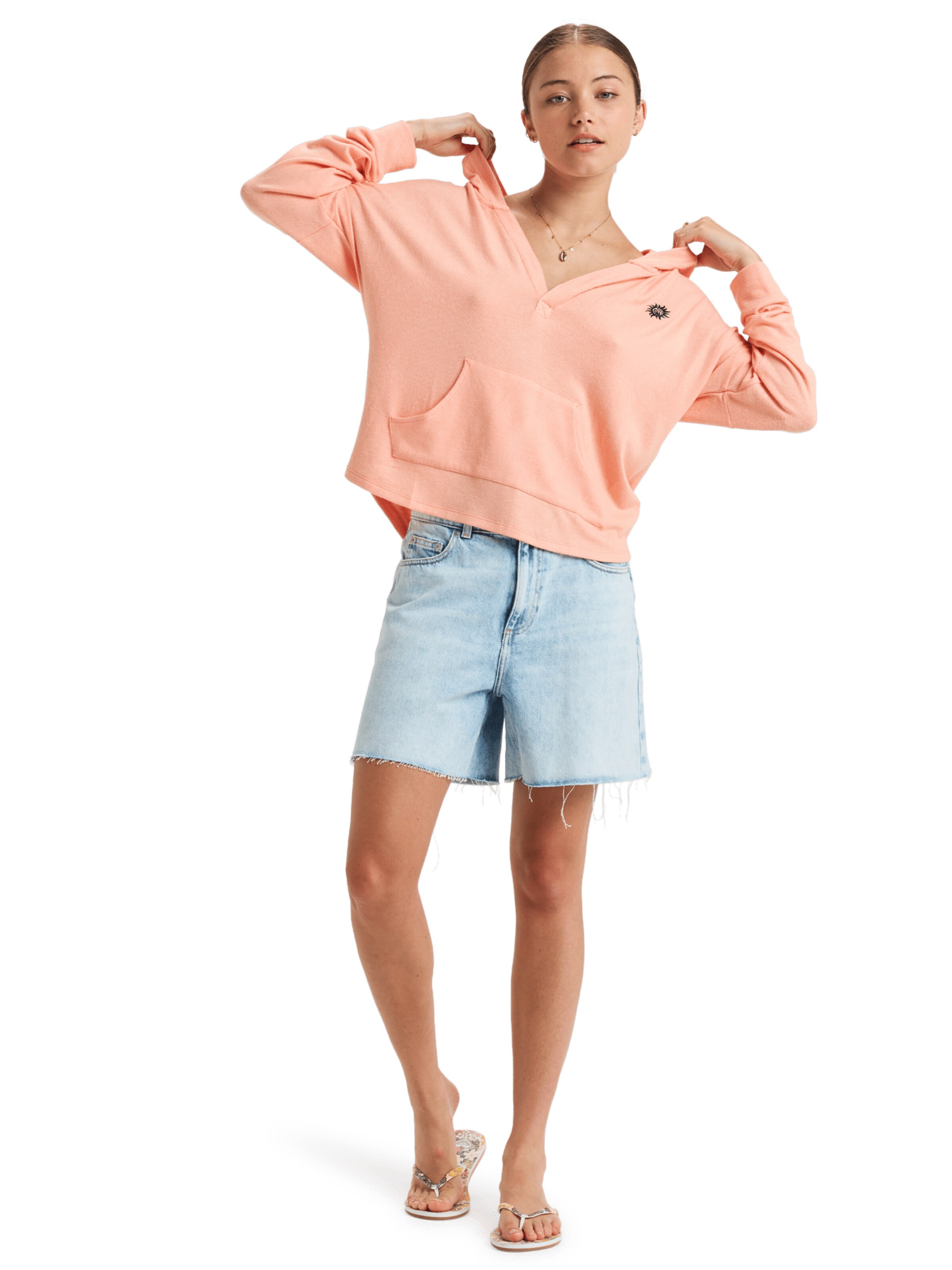 ROXY Trui 'Sunday Cozy' in Oranje