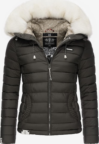 MARIKOO Winter Jacket 'Nasriin' in Black: front