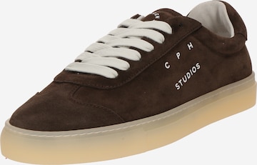 Copenhagen Studios Platform trainers 'CPH433' in Brown: front