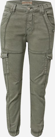 Gang Tapered Cargo Jeans 'Giselle' in Green: front