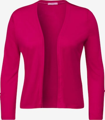 Cardigan CECIL en rose : devant