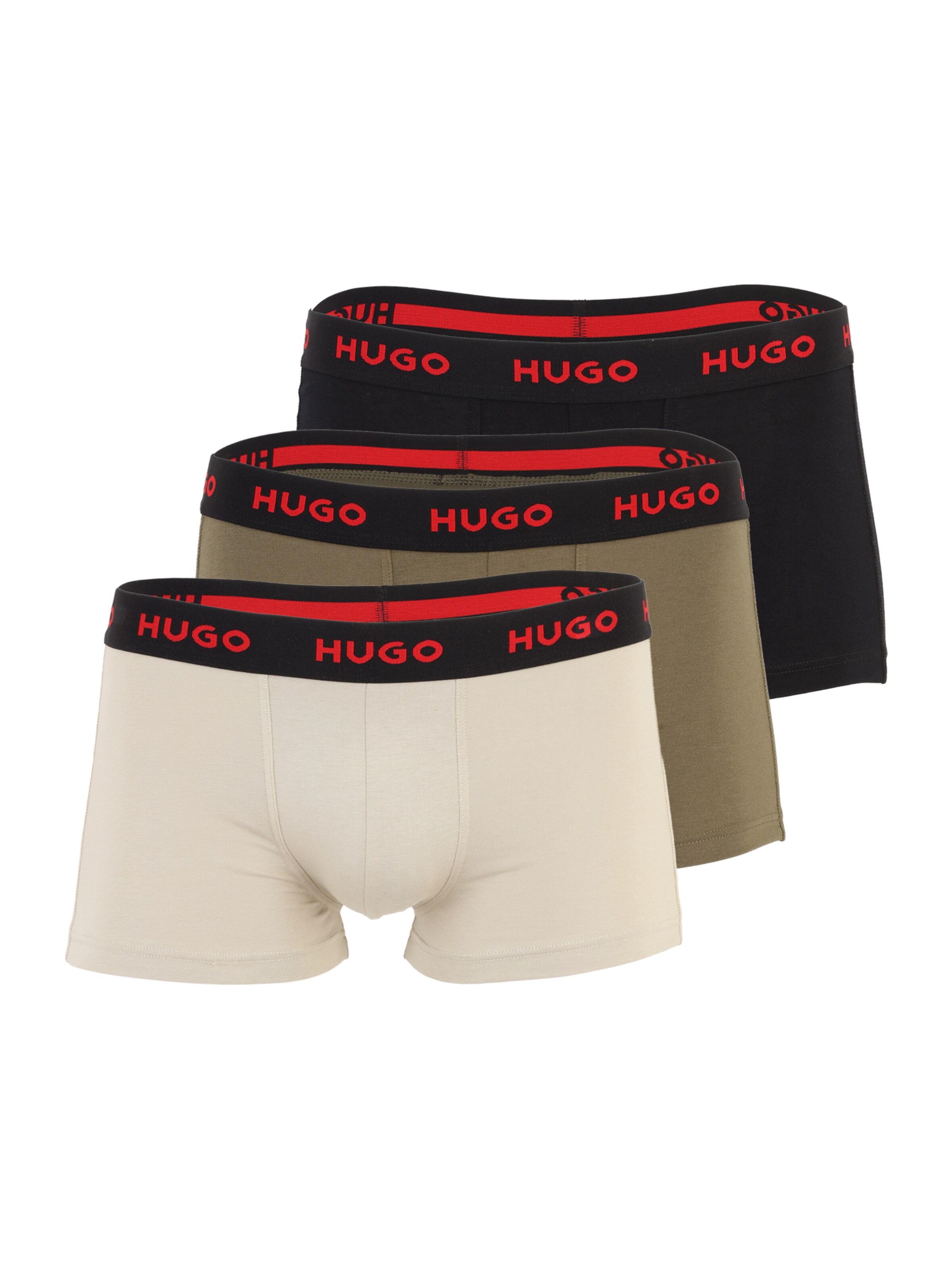 Boxers HUGO en beige : devant