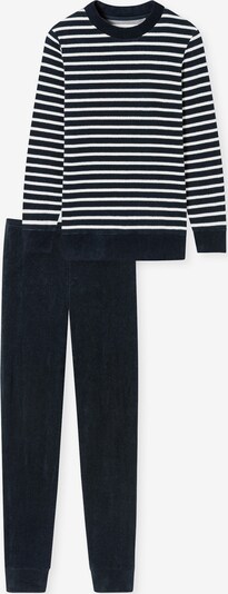 SCHIESSER Pyjama ' Casual Essentials ' en bleu nuit, Vue avec produit