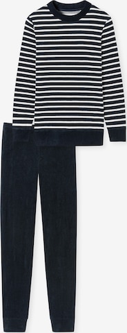 Pyjama ' Casual Essentials ' SCHIESSER en bleu : devant