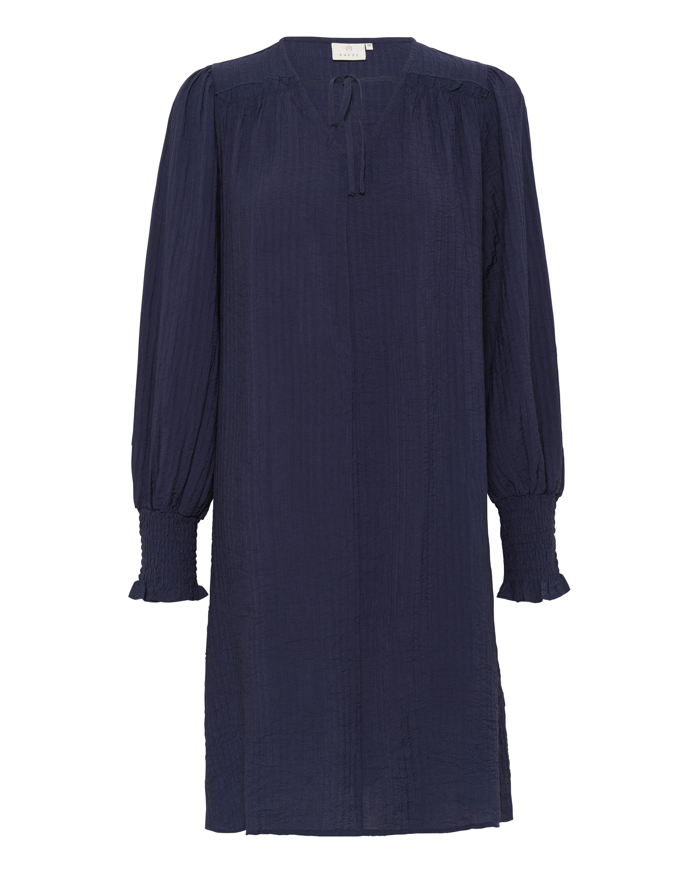 Kaffe Jurk 'Lianna' in Blauw: voorkant