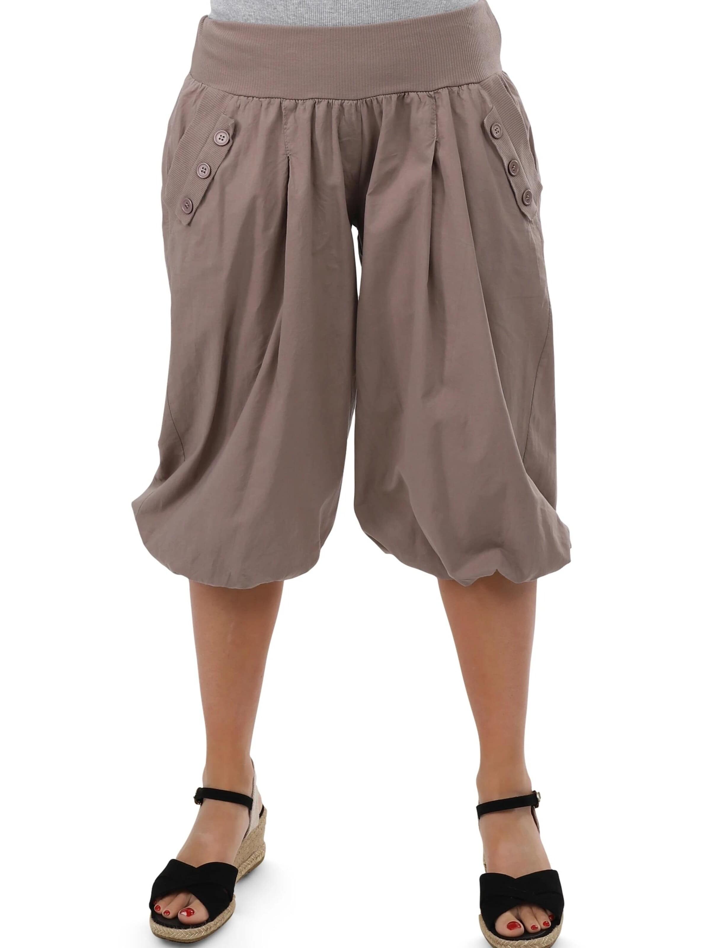 malito more than fashion Loose fit Harem Pants in Brown