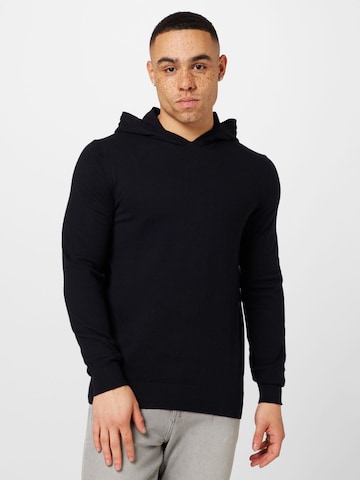 BURTON MENSWEAR LONDON Пуловер в черно: отпред