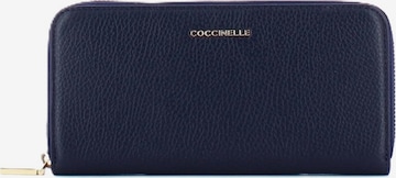 Portamonete di Coccinelle in blu: frontale