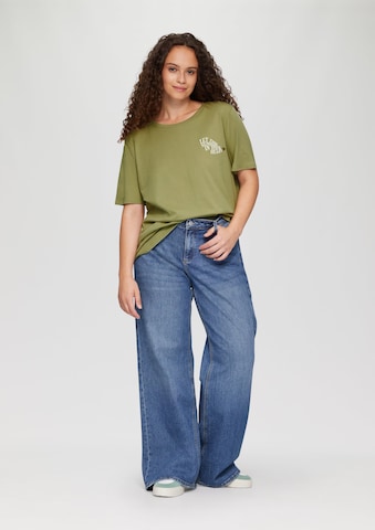 T-shirt QS en vert : devant