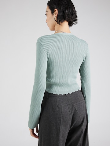 ABOUT YOU Knit Cardigan 'Taria' in Green