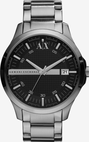 Ceas analogic de la ARMANI EXCHANGE pe argintiu: față