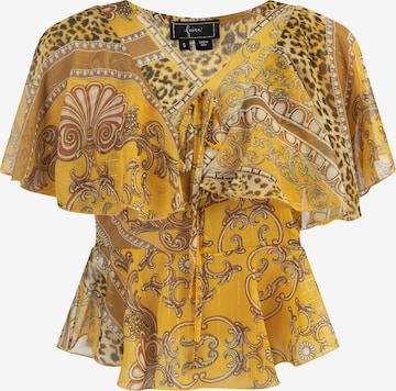 faina Blouse in Geel: voorkant