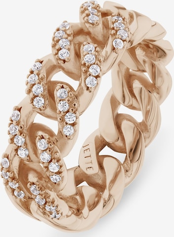 JETTE Ring in Gold: front