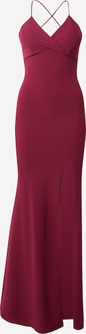 WAL G. Βραδινό φόρεμα 'ARGENTINE' σε ροζ: μπροστά