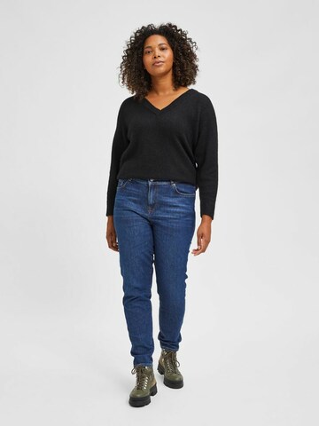 SELECTED FEMME Slimfit Jeans i blå