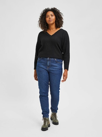 Coupe slim Jean SELECTED FEMME en bleu