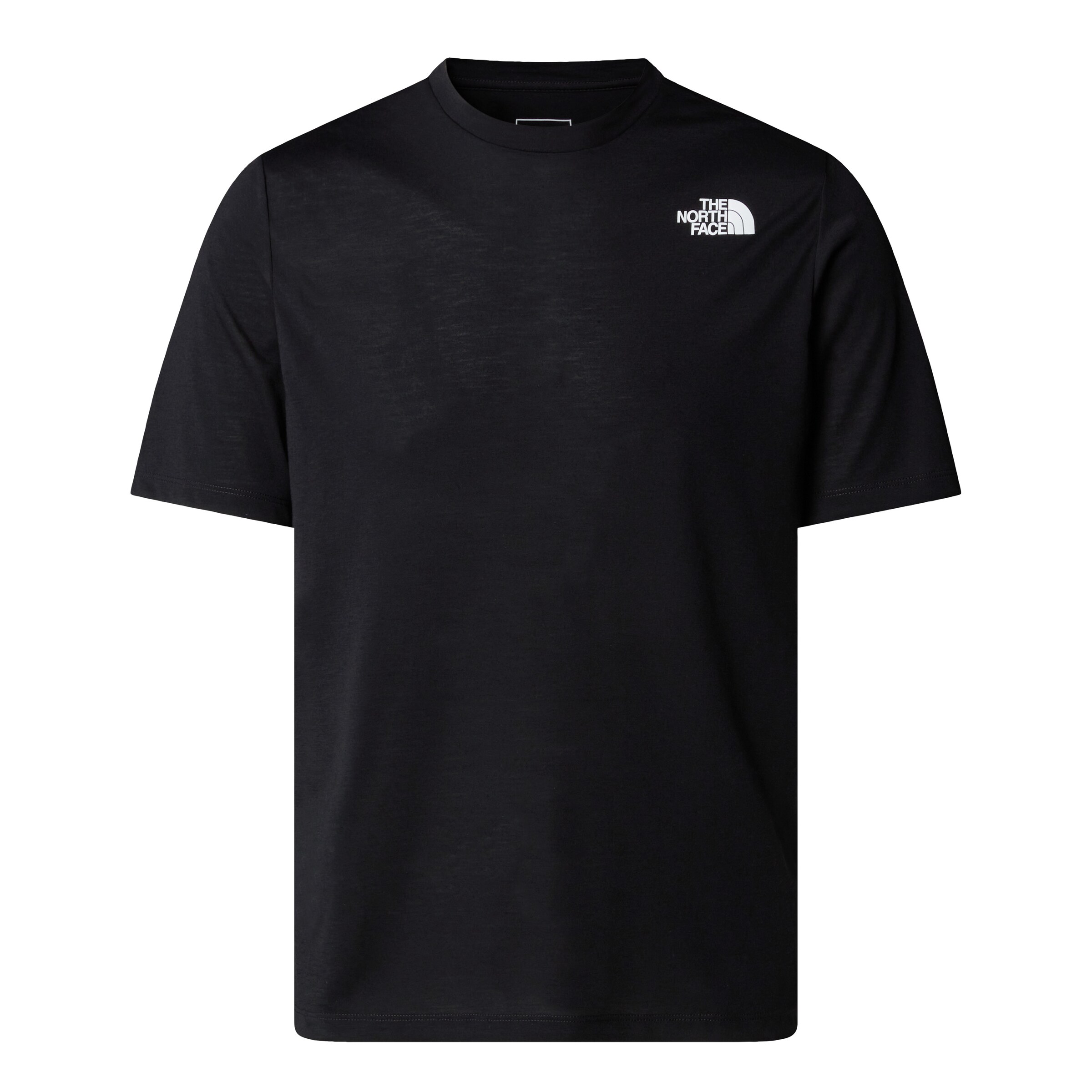 THE NORTH FACE Performance Shirt 'Foundation Mountains Faces' in Black: front