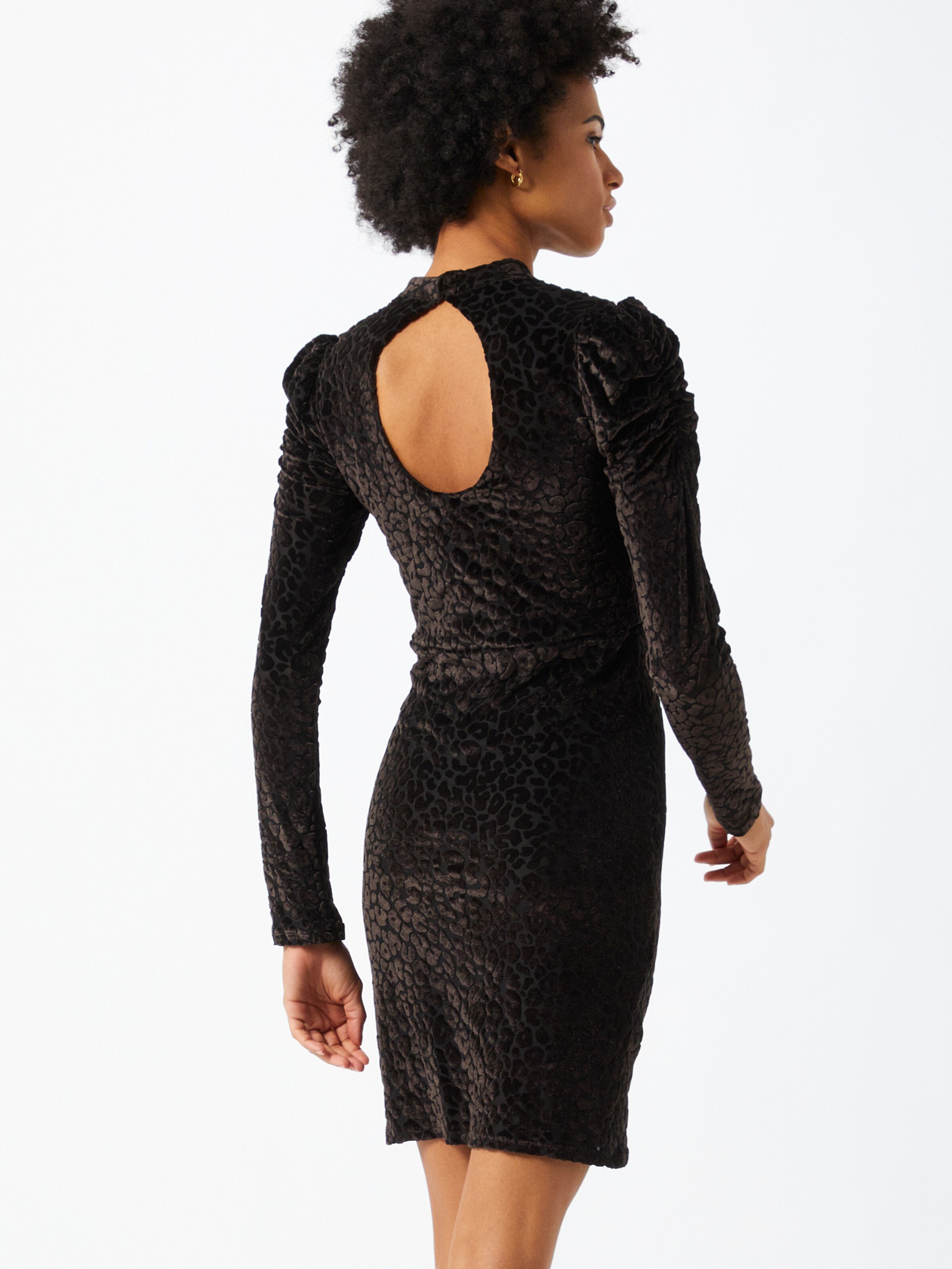 Frauen Große Größen VILA Kleid in Dunkelbraun - BM32117 Frauen Große Größen VILA Kleid in Dunkelbraun - BM32117