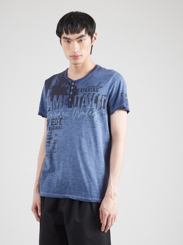 Maglietta di CAMP DAVID in blu: frontale