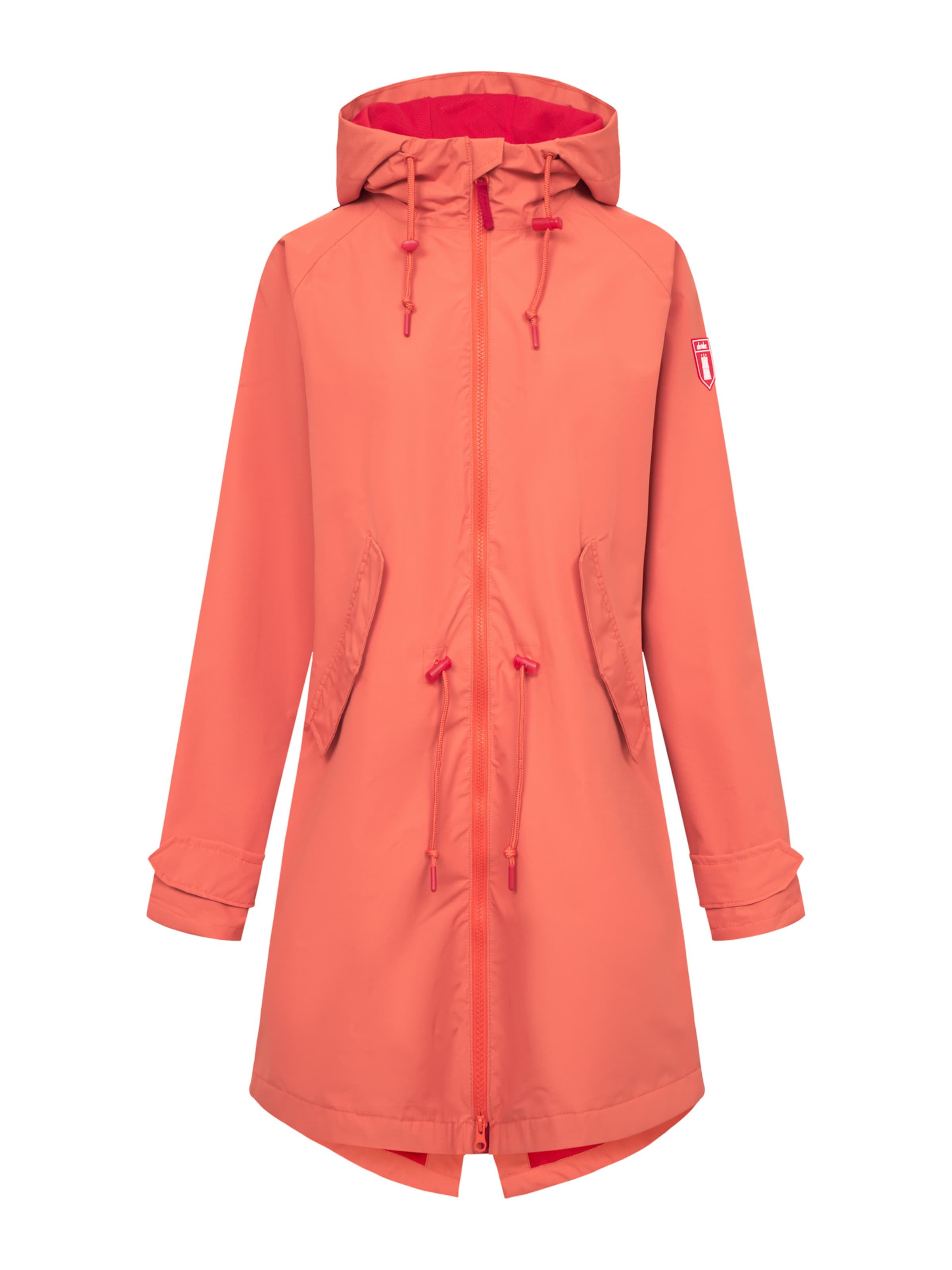 Derbe Regenmantel 'Ripby' in Orange: Vorderseite