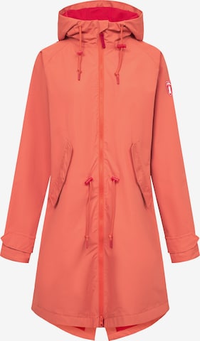 Derbe Raincoat 'Ripby' in Orange: front