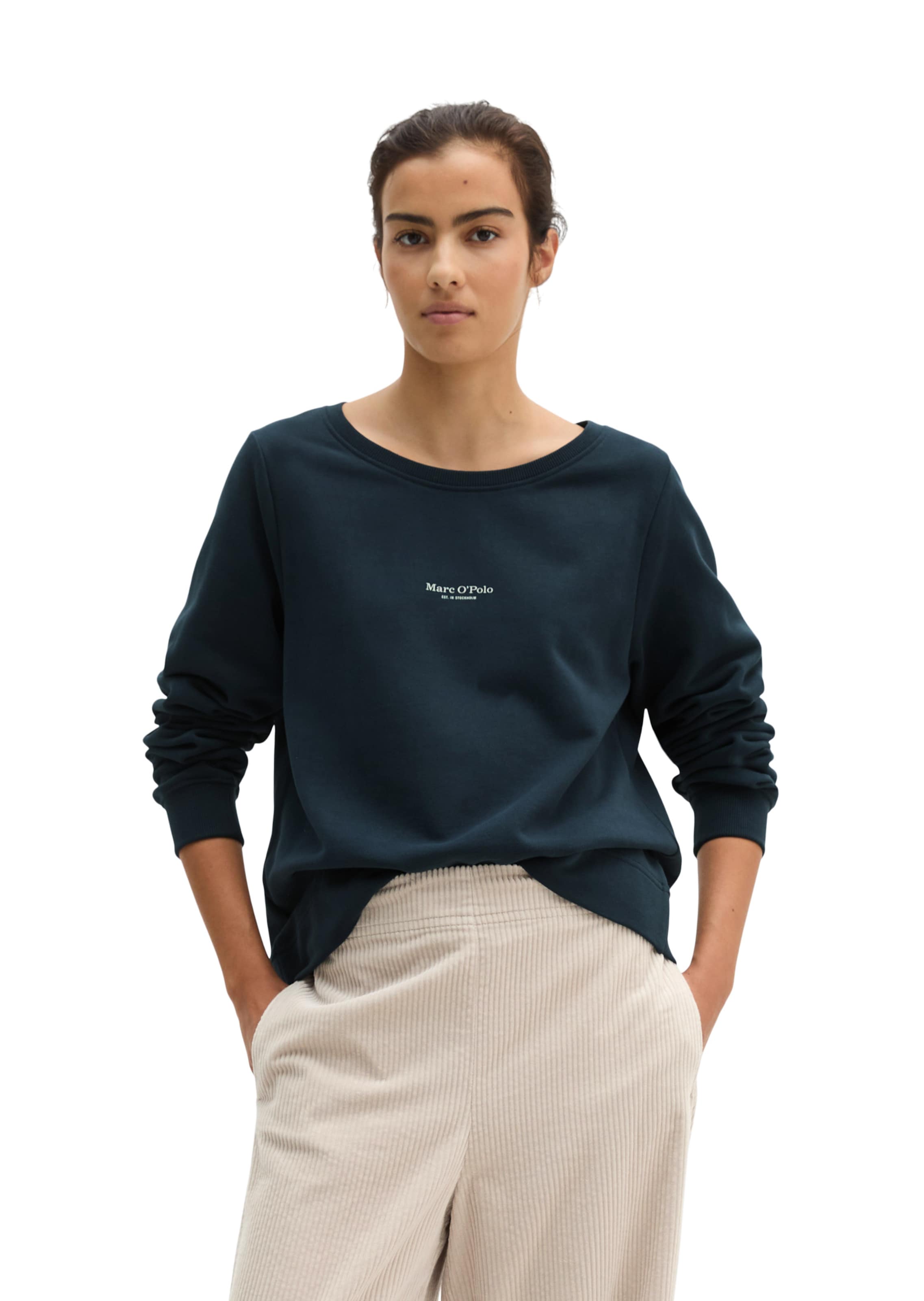 Pull-over Marc O'Polo en bleu : devant