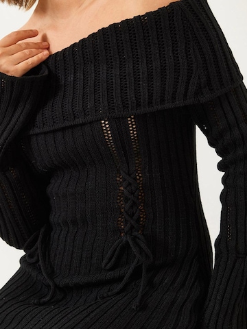 Abito in maglia di Bianco Lucci in nero