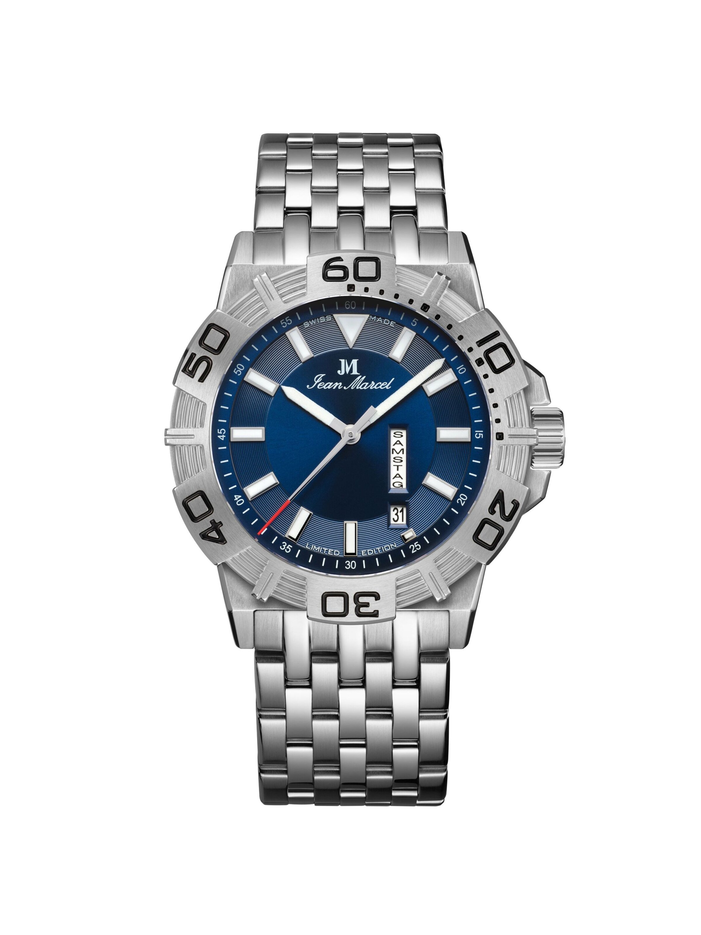 Jean Marcel Analog Watch in Silver: front