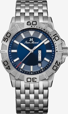 Montre à affichage analogique Jean Marcel en argent : devant