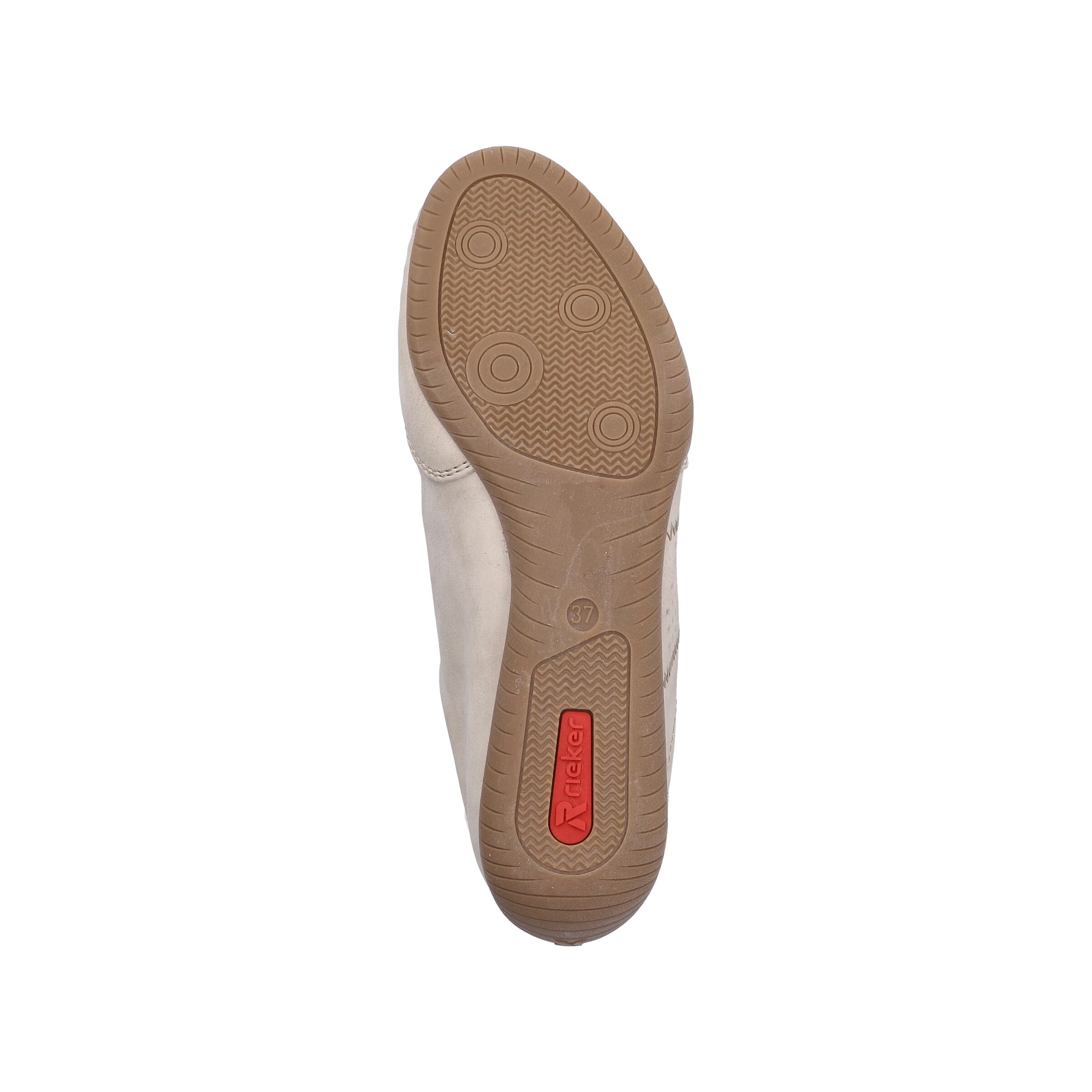 Chaussure de sport à lacets Rieker en beige