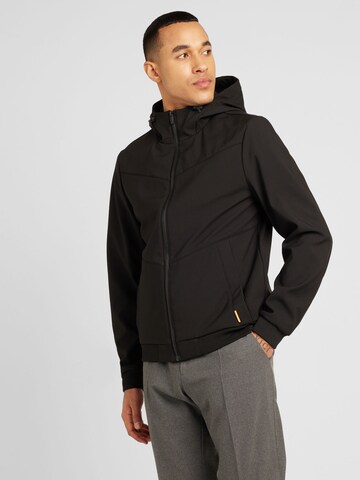 QS Between-Season Jacket in Black: front